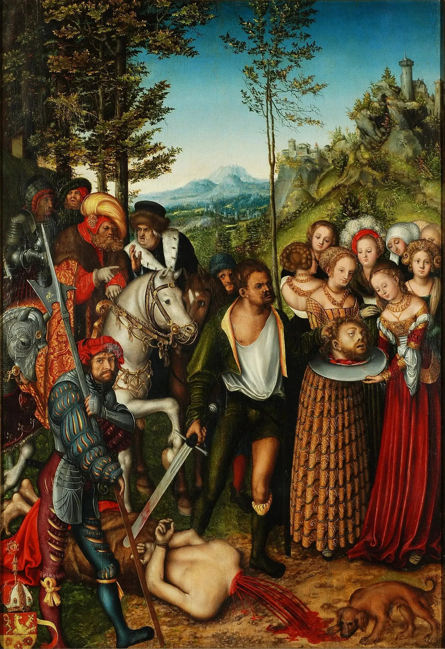 De onthoofding van Johannes de Doper - Lucas Cranach de Oudere