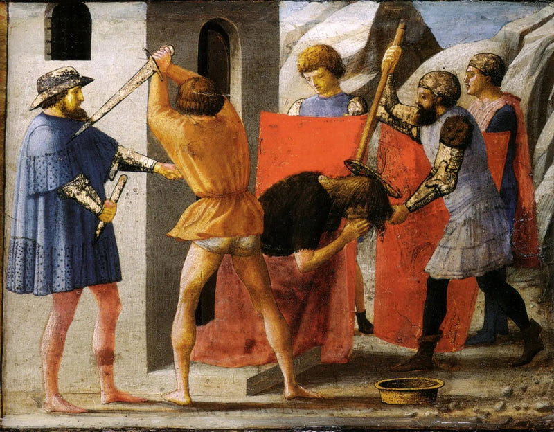 De onthoofding van Johannes de Doper - Masaccio
