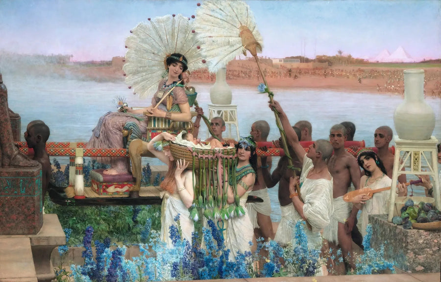 De ontdekking van Mozes - Lawrence Alma-Tadema