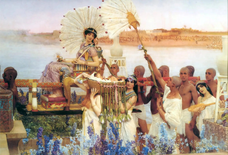 De ontdekking van Mozes - Lawrence Alma-Tadema