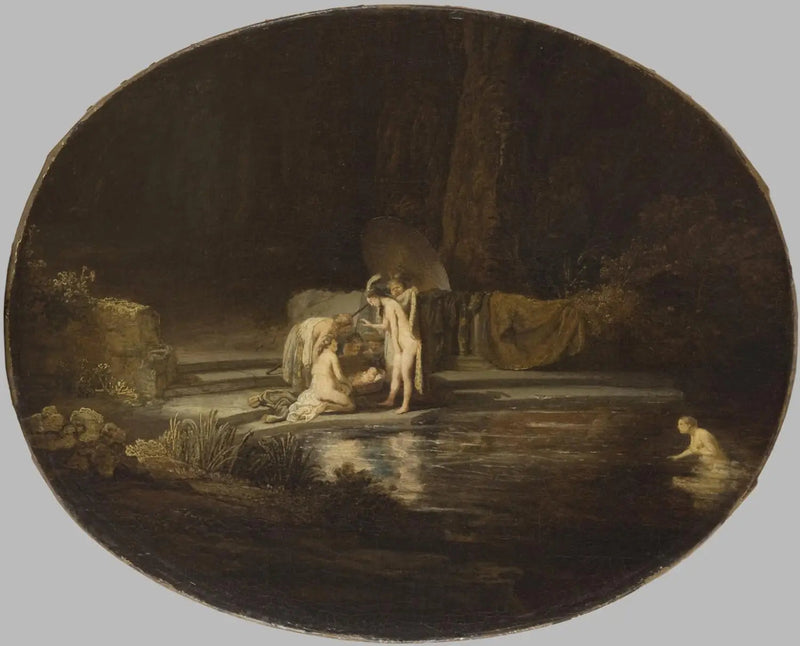 De ontdekking van Mozes - Rembrandt