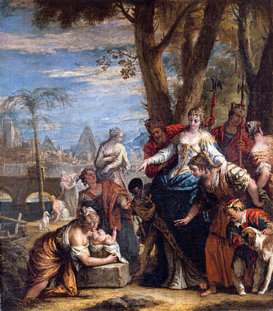 De Ontdekking van Mozes - Sebastiano Ricci