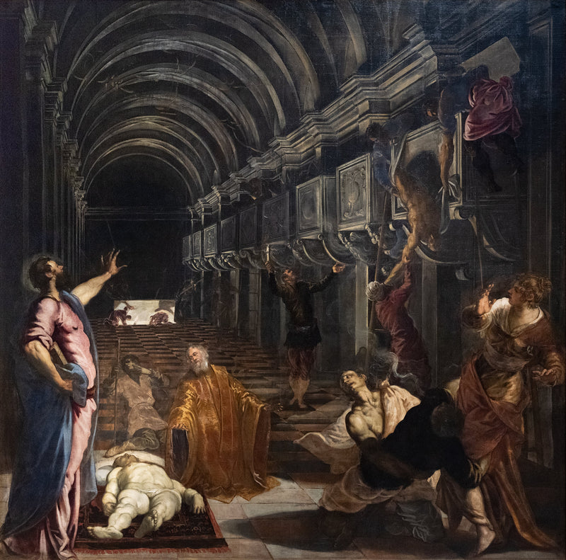 De Ontdekking van het lichaam van Sint-Marcus - Jacopo Tintoretto
