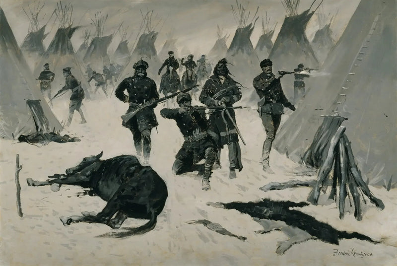 De nederlaag van Crazy Horse - Frederic Remington

Source:
La défaite de Crazy Horse - Frederic Remington