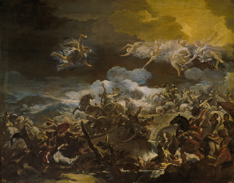 De nederlaag van Sisera - Luca Giordano