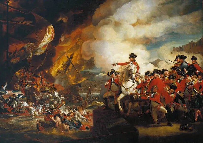De nederlaag van de drijvende batterijen in Gibraltar, september 1782 - John Singleton Copley

Source:
La défaite des batteries flottantes à Gibraltar, septembre 1782 - John Singleton Copley