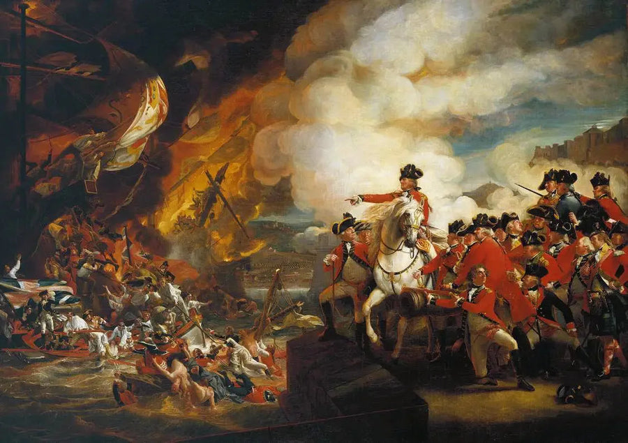 De nederlaag van de drijvende batterijen in Gibraltar, september 1782 - John Singleton Copley

Source:
La défaite des batteries flottantes à Gibraltar, septembre 1782 - John Singleton Copley