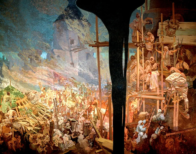 De Verdediging van Szigetvár - Alphonse Mucha