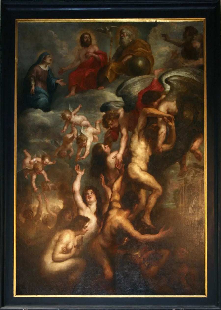 De bevrijding van de zielen uit het vagevuur - Peter Paul Rubens