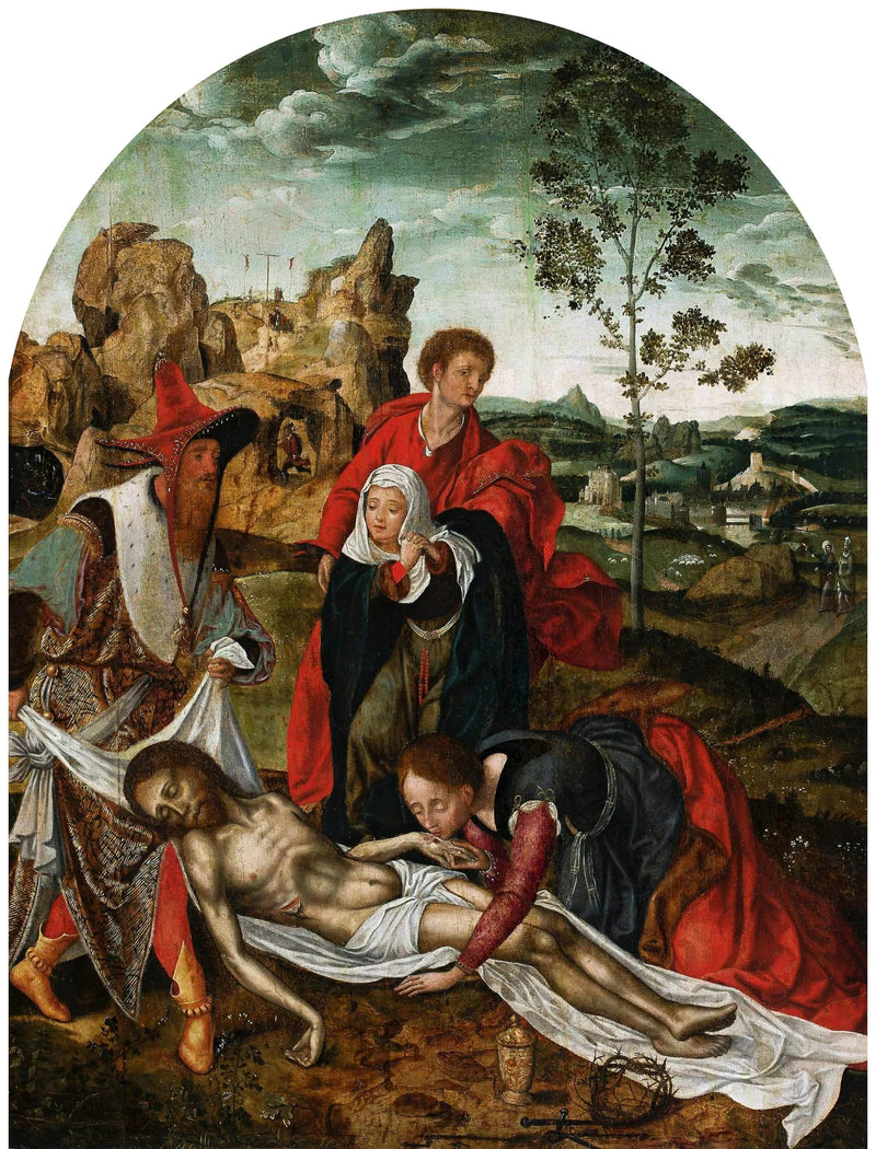 De rouw van Christus. - Joos van Cleve