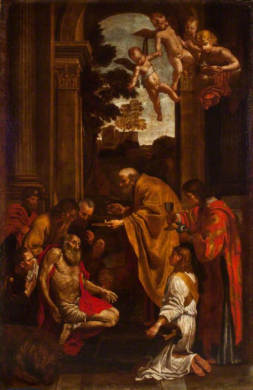 De laatste communie van Sint-Hieronymus - Domenichino