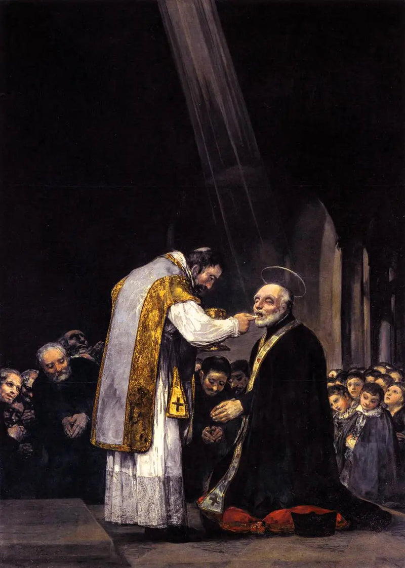 De Laatste Communie van Sint Joseph Calasanz - Francisco de Goya