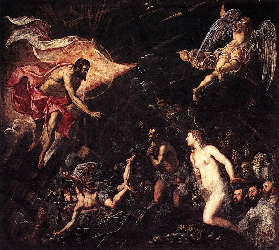 De afdaling in de hel - Jacopo Tintoretto