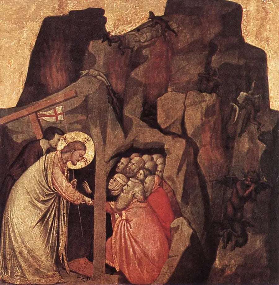 De afdaling naar de limbo - Giotto