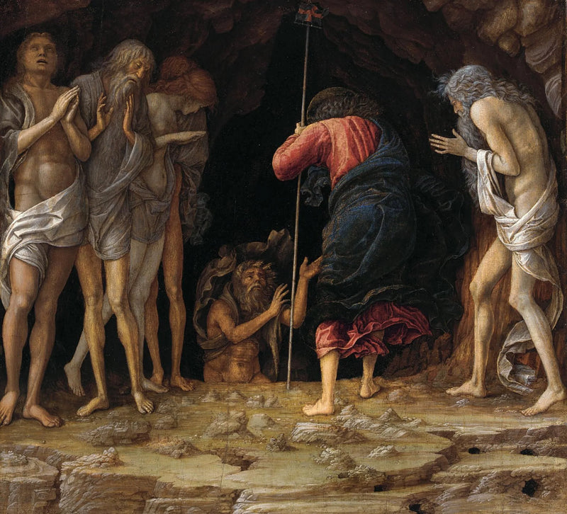 De afdaling in de limbo - Andrea Mantegna