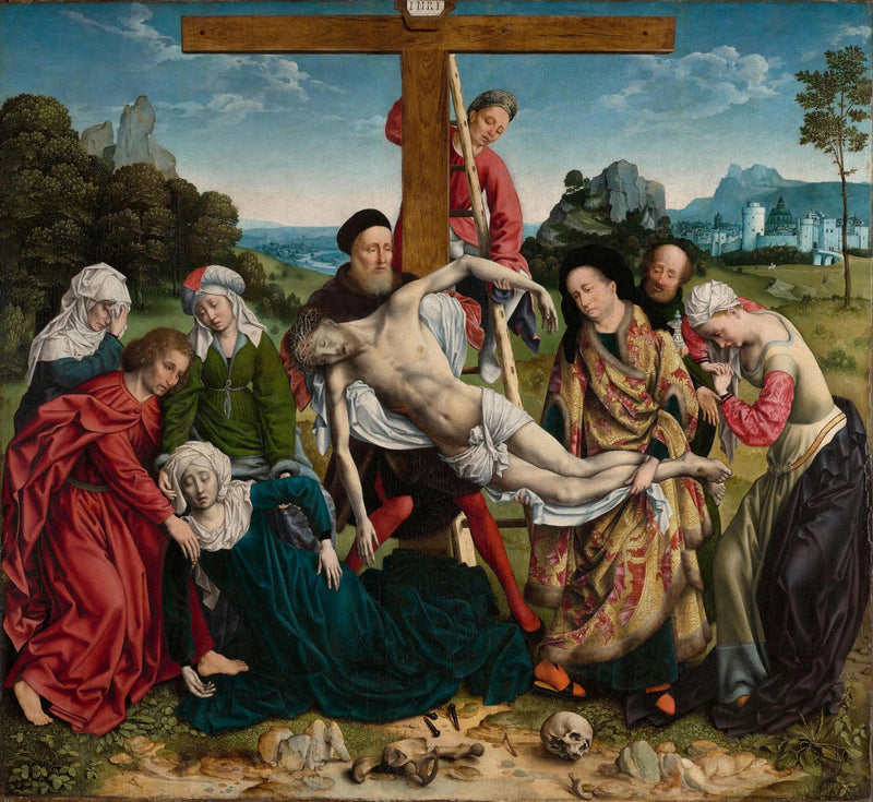 De Kruisafname - Joos van Cleve