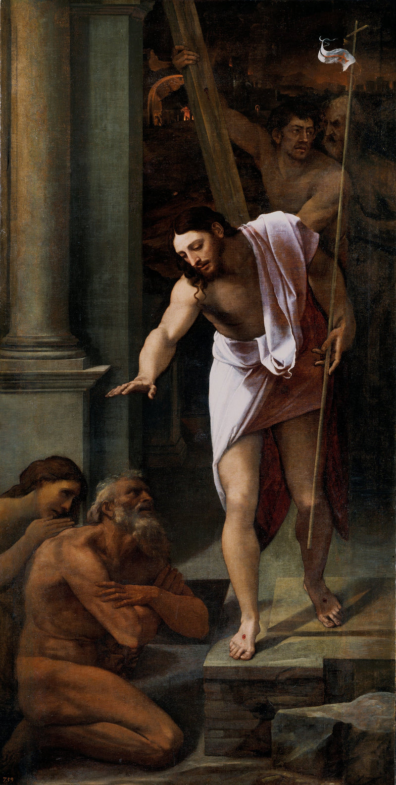 De afdaling van Christus naar de limbo's - Sebastiano del Piombo
