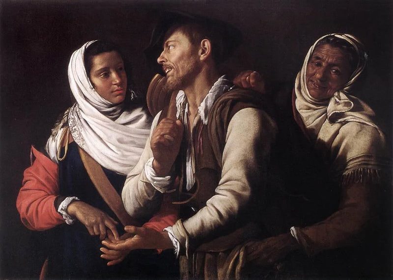 De waarzegster - Simon Vouet