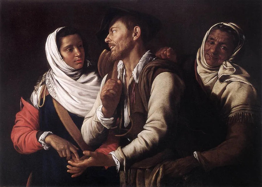 De waarzegster - Simon Vouet