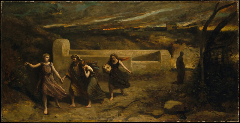 De Verwoesting van Sodom - Jean-Baptiste Camille Corot