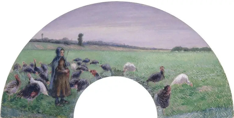 De Kalkoenhouder - Camille Pissarro