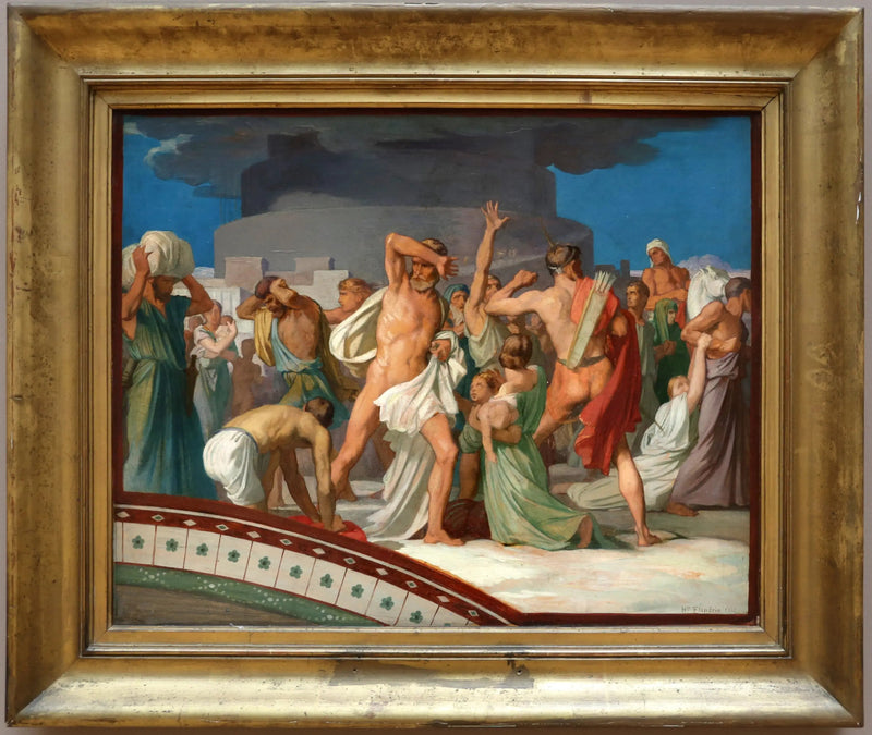 De verspreiding van volkeren - Hippolyte Flandrin