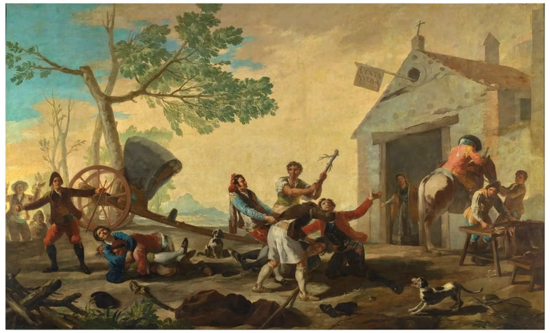 De Twist bij de Nieuwe Verkoop - Francisco de Goya