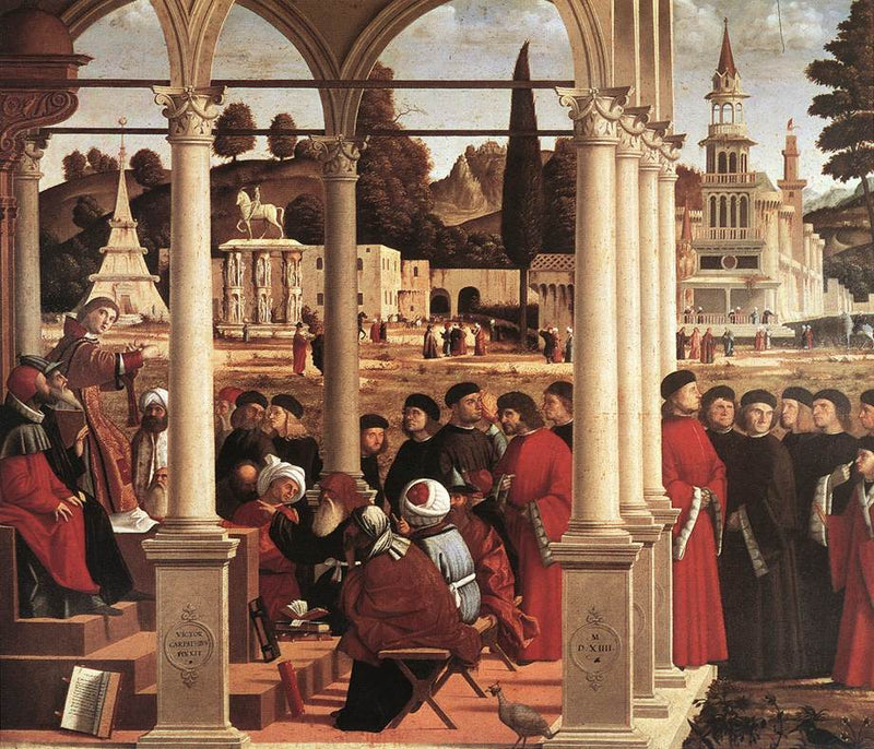 Het geschil van Sint-Etienne - Vittore Carpaccio