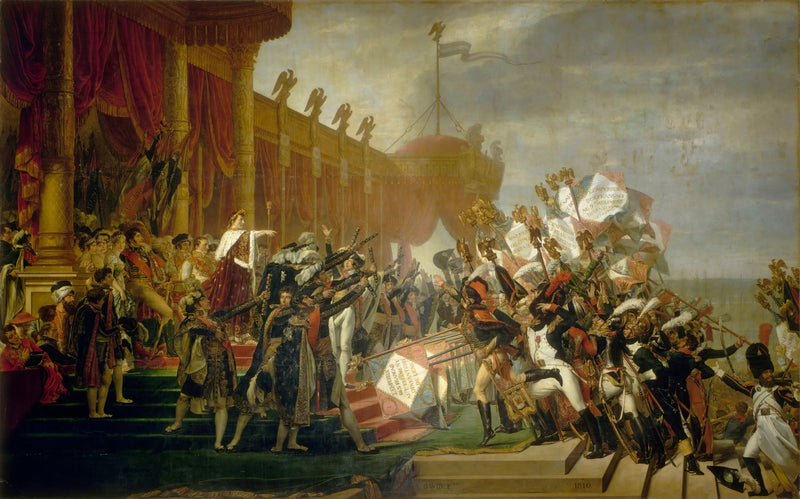De Verdeling van de Adelaars - Jacques-Louis David