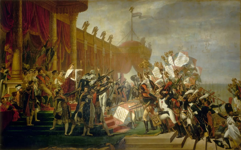 De Verdeling van de Adelaars - Jacques-Louis David