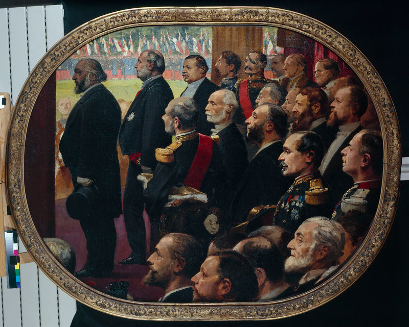 De verdeling van de vlaggen, 14 juli 1880 - Édouard Detaille