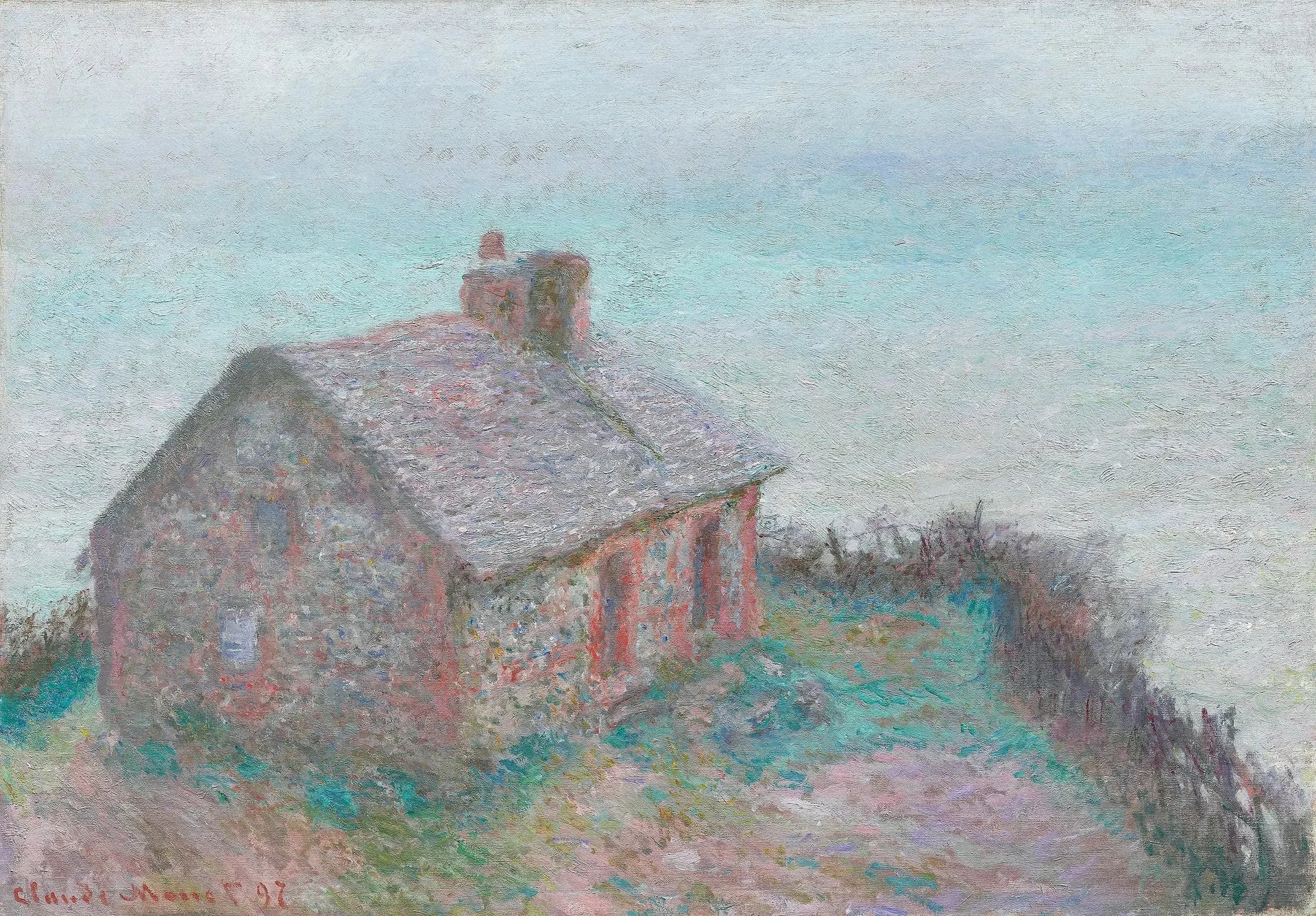 La douane de Varengeville - Claude Monet image 1 reproduction de peinture à l’huile