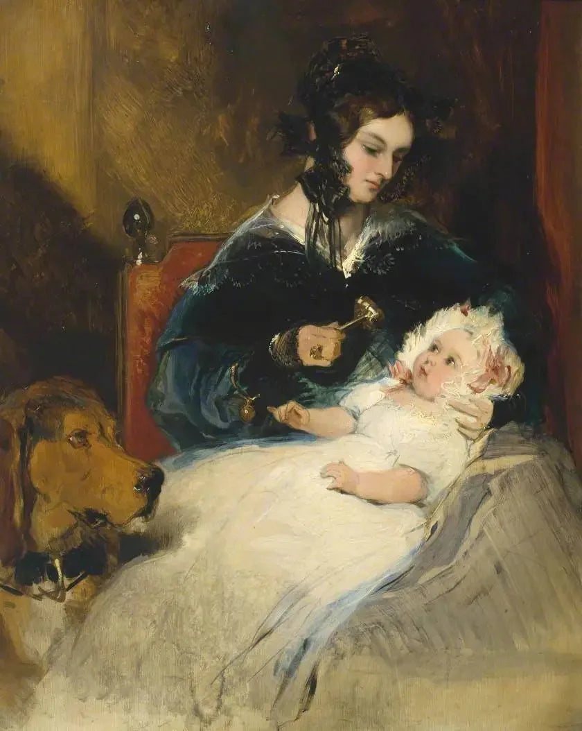 De hertogin van Abercorn en haar kind - Edwin Henry Landseer

Source:
La duchesse d'Abercorn et son enfant - Edwin Henry Landseer