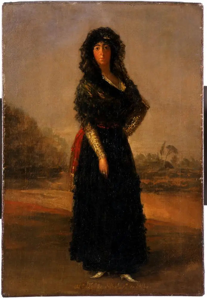 De hertogin van Alba, schets - Francisco de Goya