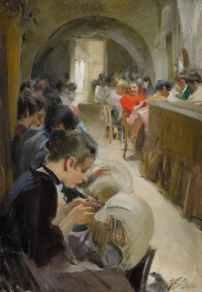 De productie van kant in Venetië - Anders Zorn

Source:
La fabrication de la dentelle à Venise - Anders Zorn