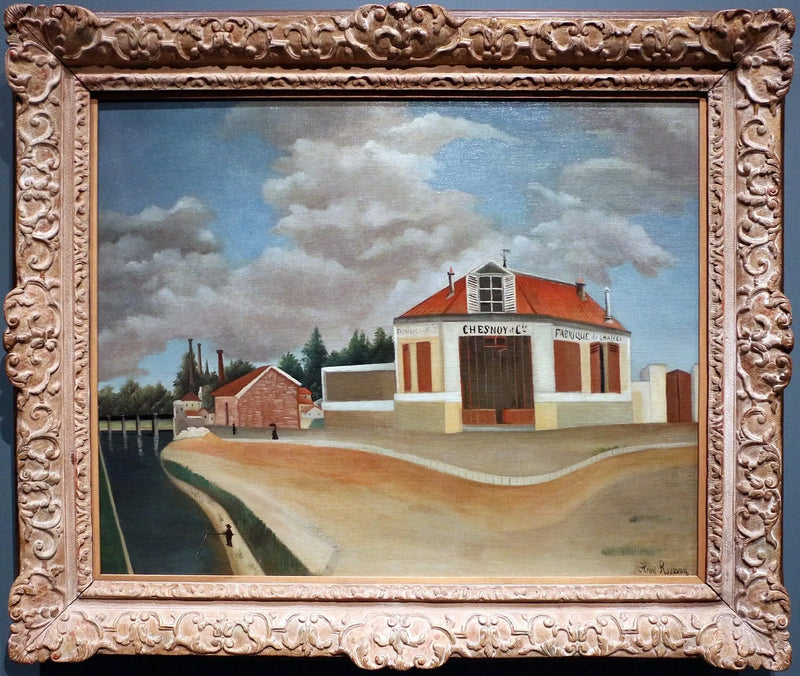De Stoelfabriek in Alfortville - Henri Rousseau