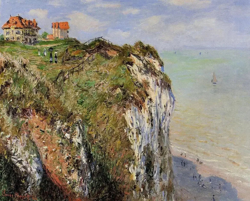 De Klif bij Dieppe - Claude Monet