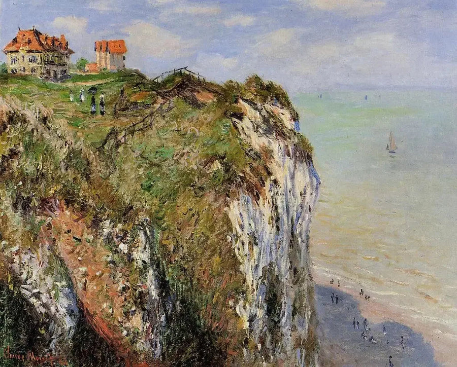 De Klif bij Dieppe - Claude Monet