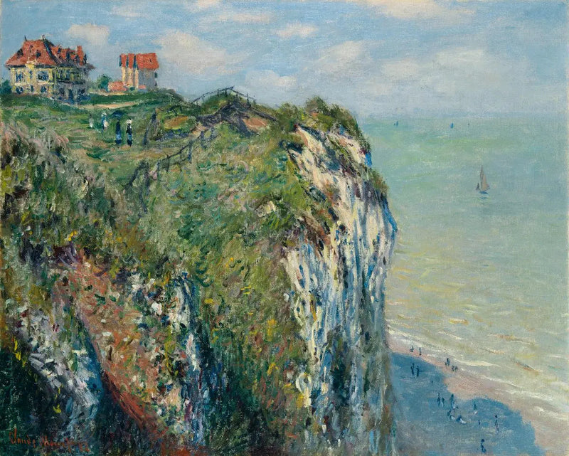 De Klif bij Dieppe - Claude Monet