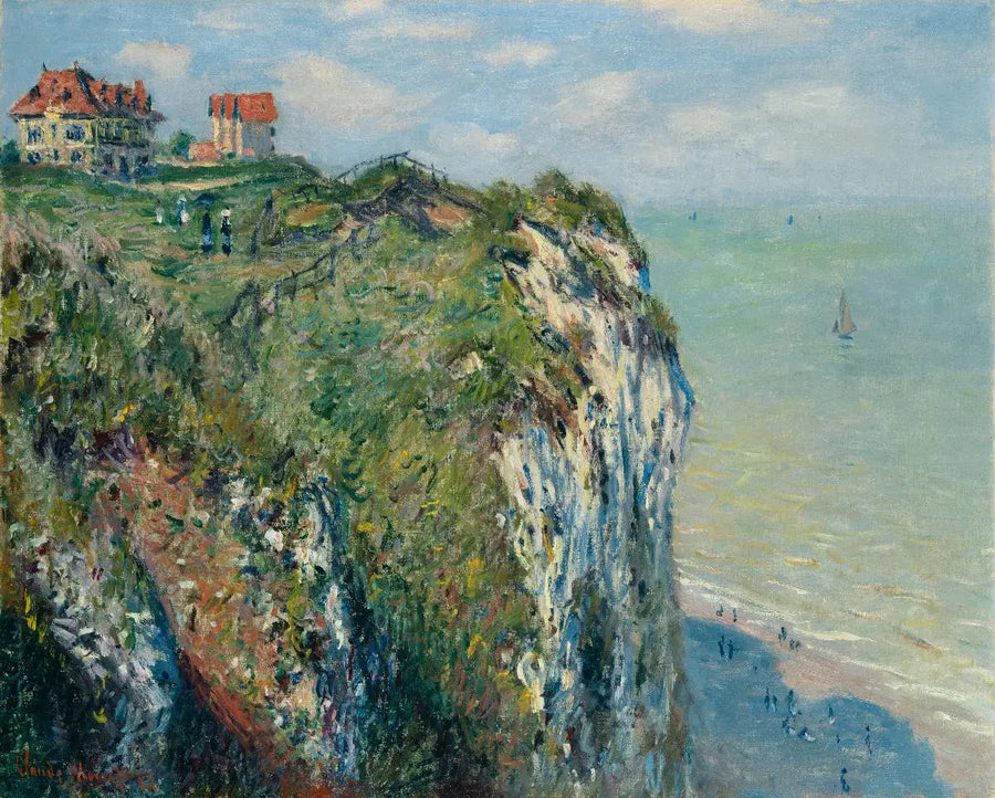 De Klif bij Dieppe - Claude Monet