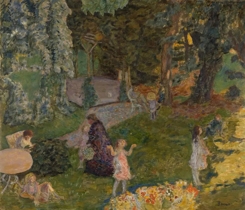 De Familie in de tuin. Grand Lemps - Pierre Bonnard