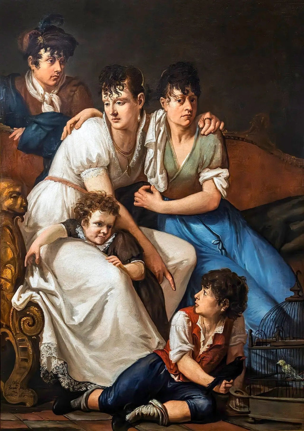 la famille du peintre - Francesco Hayez - Alpha Reproduction