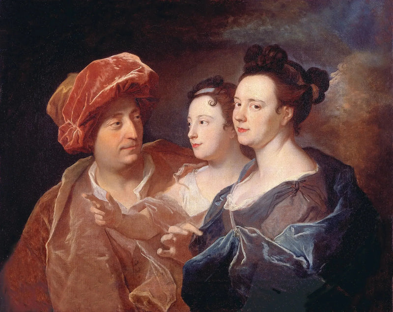 De familie Laffite - Hyacinthe Rigaud