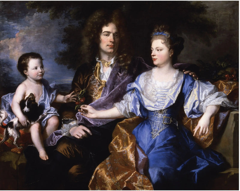 De familie Léonard - Hyacinthe Rigaud