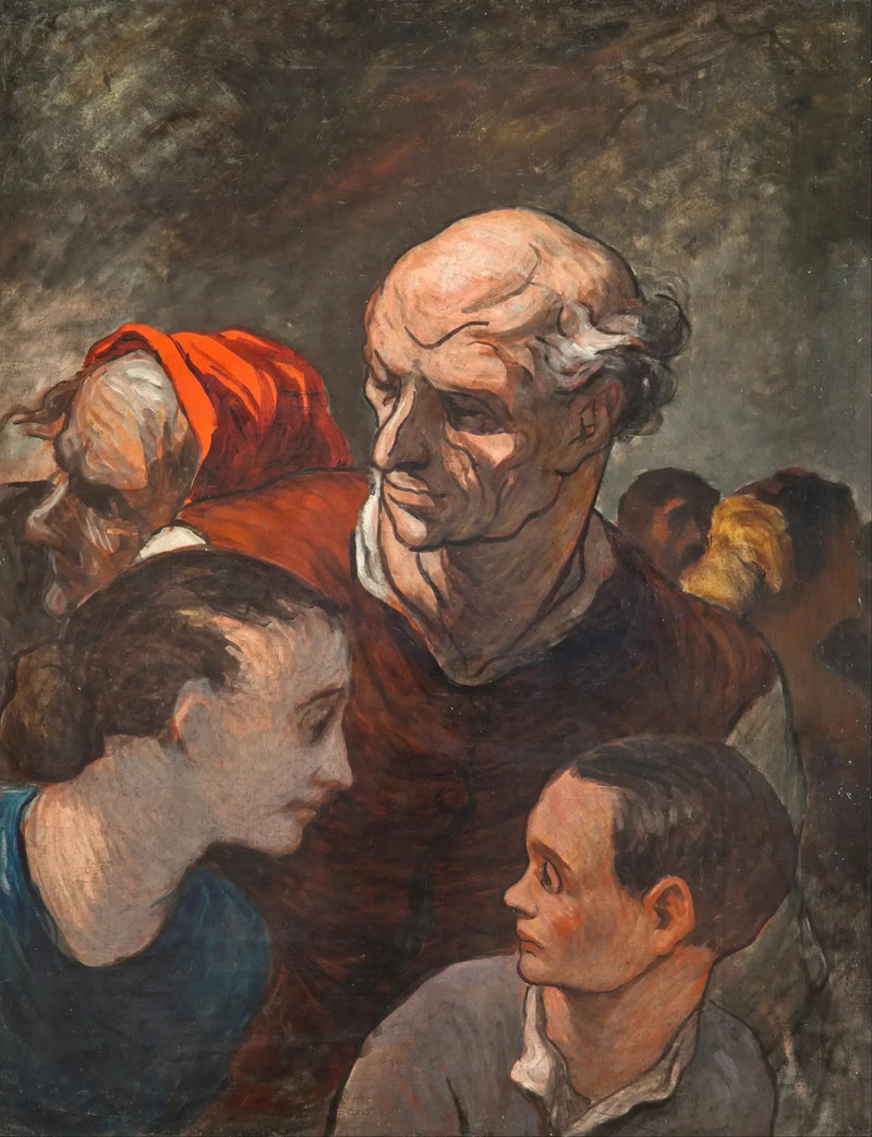 De Familie op de barricades - Honoré Daumier