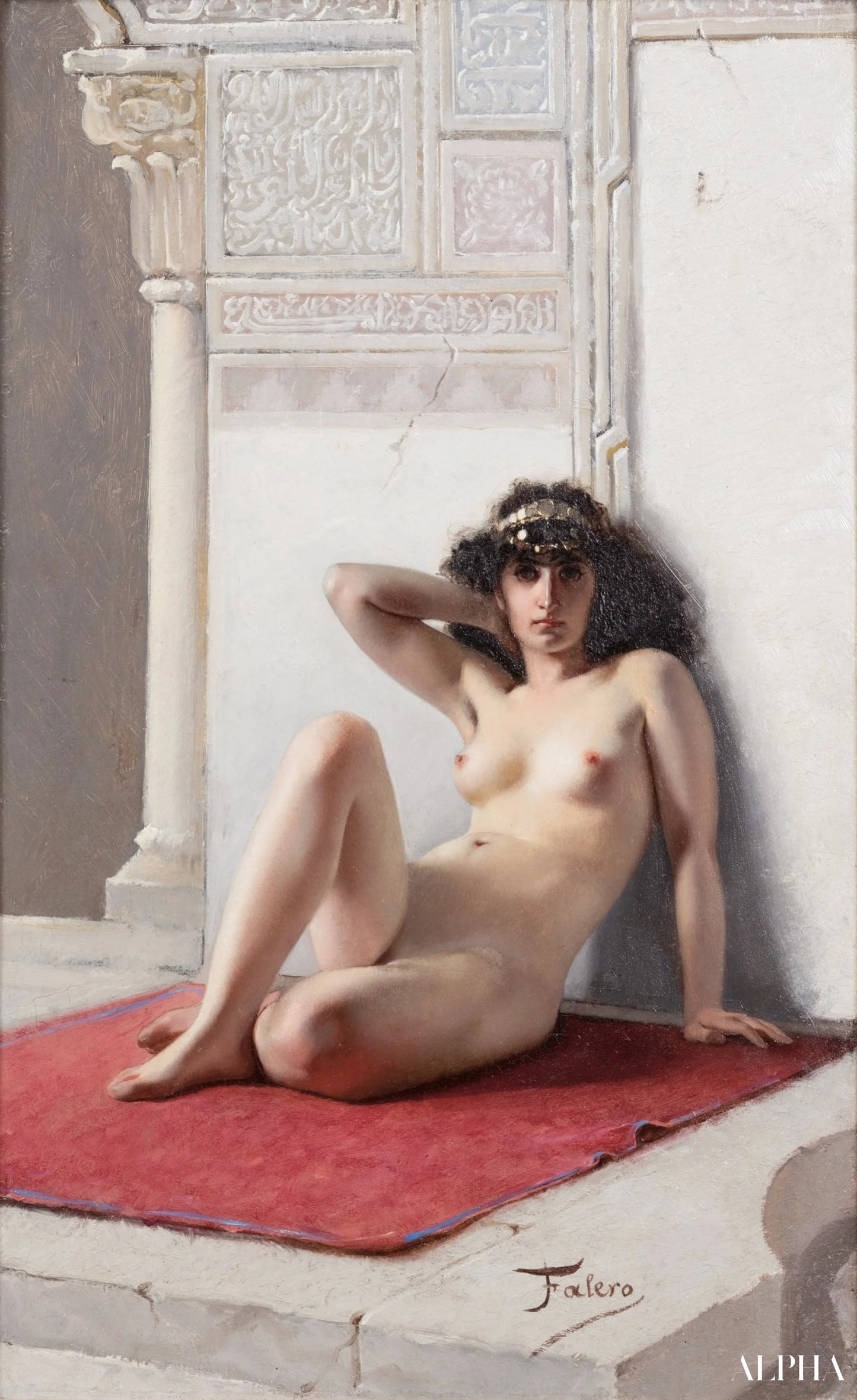 La Favorite - Luis Ricardo Falero - Reproducties van schilderijen en hoogwaardige schilderijen