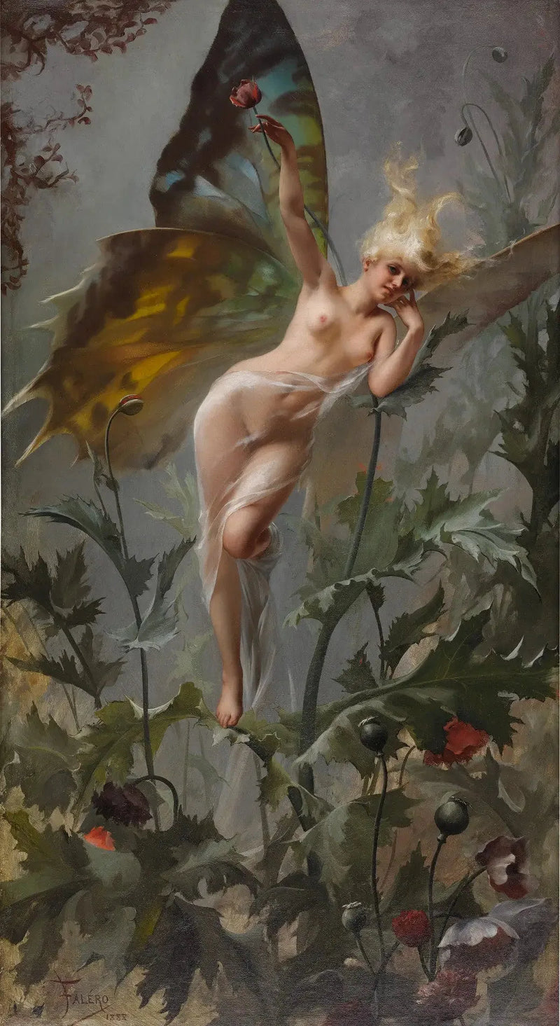 De Fee van de Klaproos - Luis Ricardo Falero

Source:
La Fée du Coquelicot - Luis Ricardo Falero