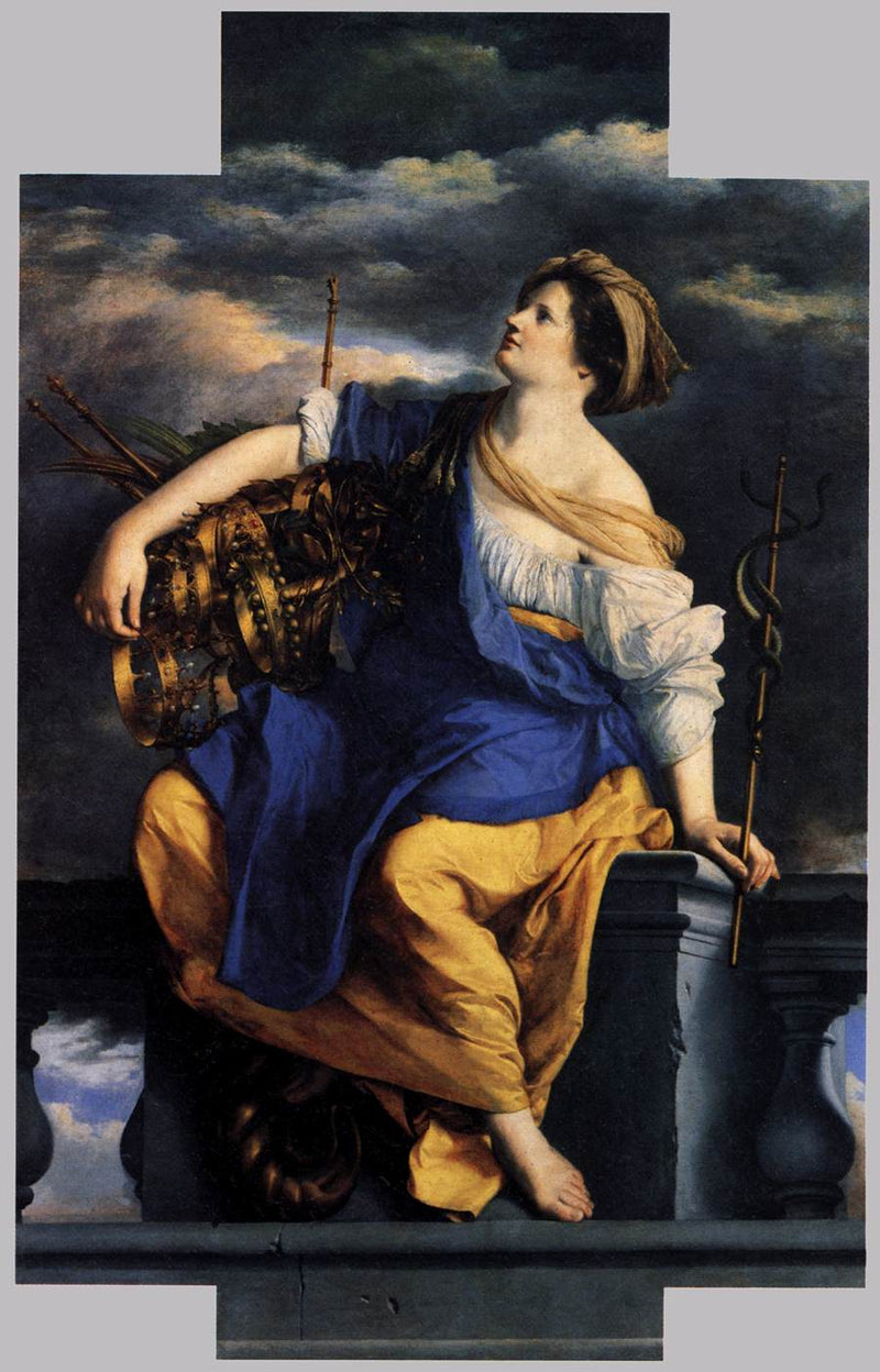 De Triomferende Openbare Vreugde van het Gevaar - Orazio Gentileschi