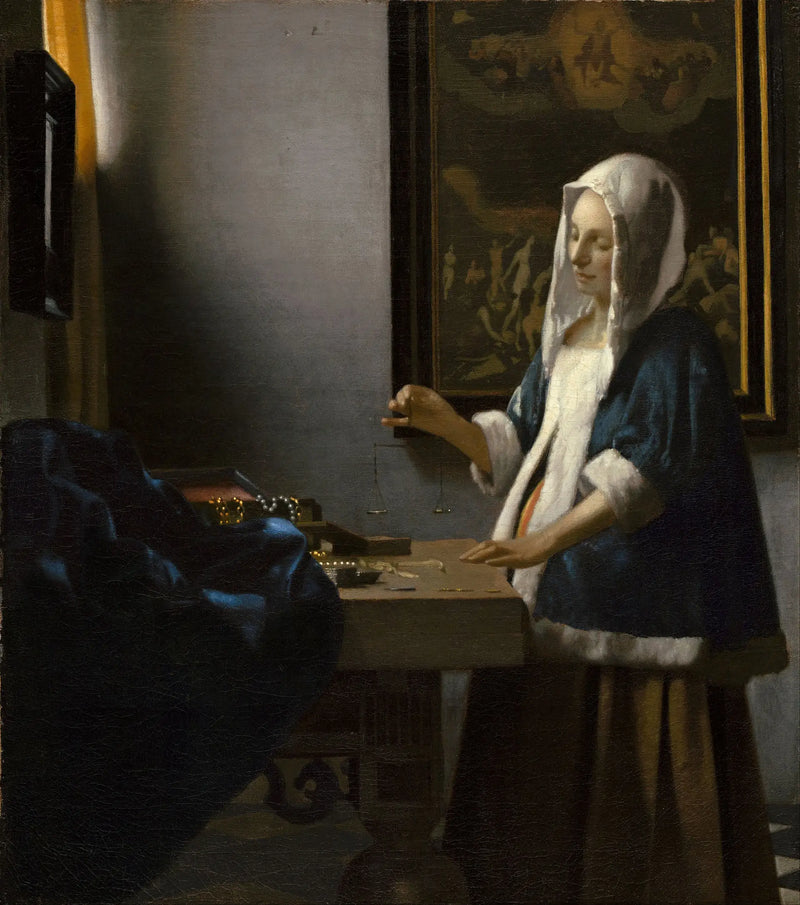 De Vrouw met de Weegschaal - Johannes Vermeer
