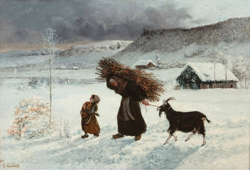 De vrouw met geit of La Fagotière - Gustave Courbet